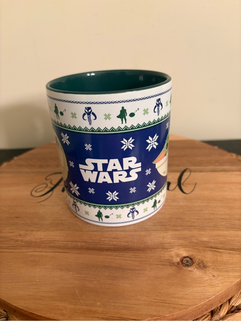 Star Wars Ceramic Mug - White & Beige Accent